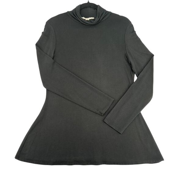 Boston Proper Black Ruched Long sleeve Turtleneck L - Picture 3 of 10